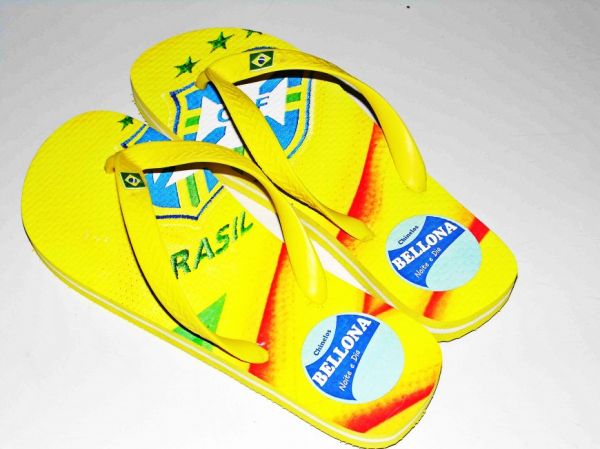 Chinelos Personalizados Brasil 1
